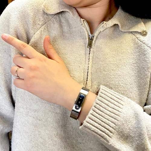 Gucci 2400S ρολόι σαν καινούργιο, μαύρο, ατσάλινο μπρασελέ
