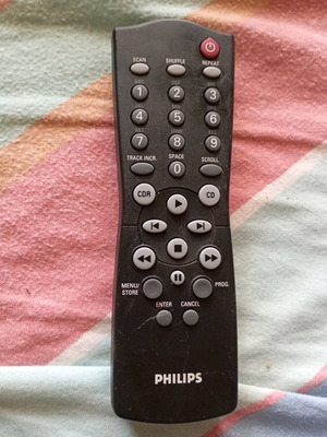 Philips Rc282921/01 remote control used for CD recorder