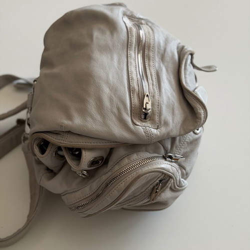 Alexander Wang Marti Backpack used, light grey leather
