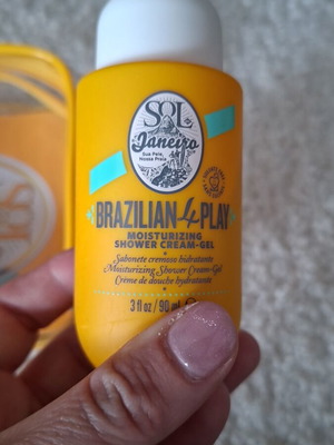 Sol Janeiro shower cream gel 90 ml new with pouch