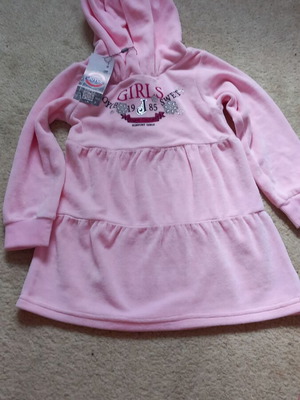 Joyce girls' sport dress pink new, age 4