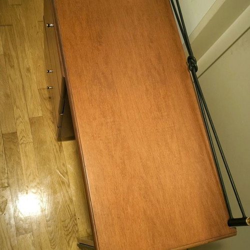 Vanity set used, solid wood, 4 drawers