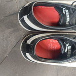 Puma men's sneakers size 41 like new, black and white