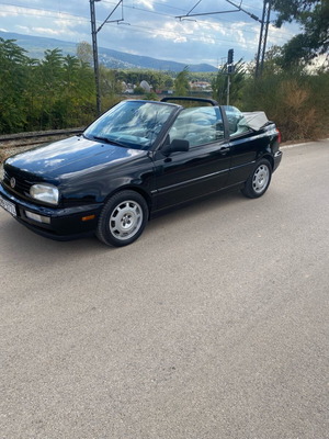 VW Golf III Cabrio 1.6cc μεταχειρισμένο, δέρμα, clima, άριστη κατάσταση