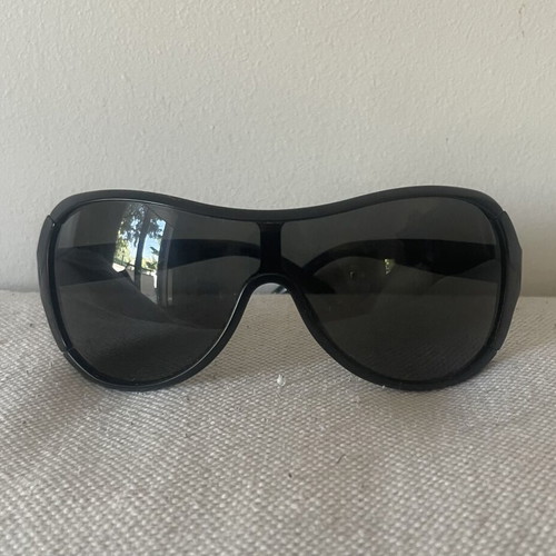 Yves Saint Laurent Vintage Y2K Black WrapShield Sunglasses used