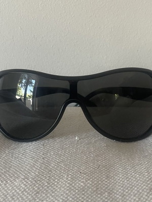 Yves Saint Laurent Vintage Y2K Black WrapShield Sunglasses used