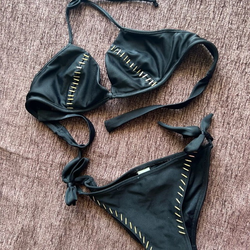 Rosa Cha black bikini S like new