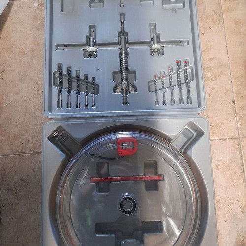 Adjustable drill double compass HSS Ø40 - Ø300 mm new with protective case