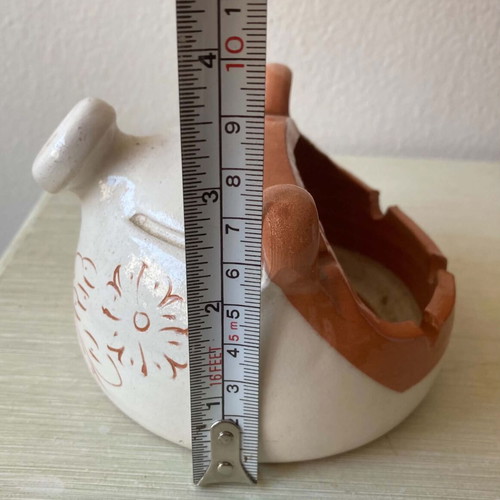 Handmade ceramic ashtray Sifnos like new