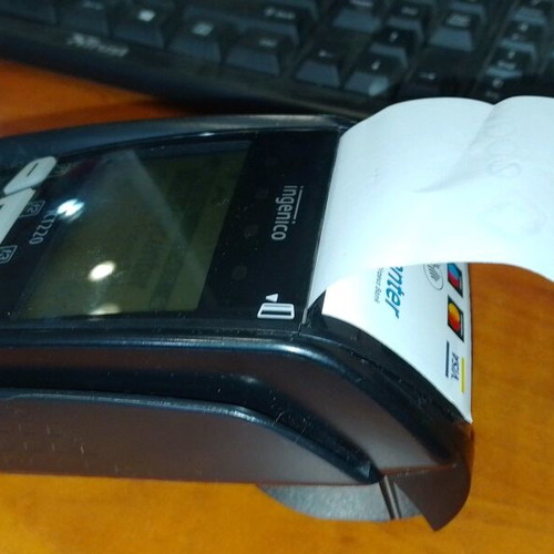 Ingenico iCT220 POS used, epay Paycenter Piraeus Bank