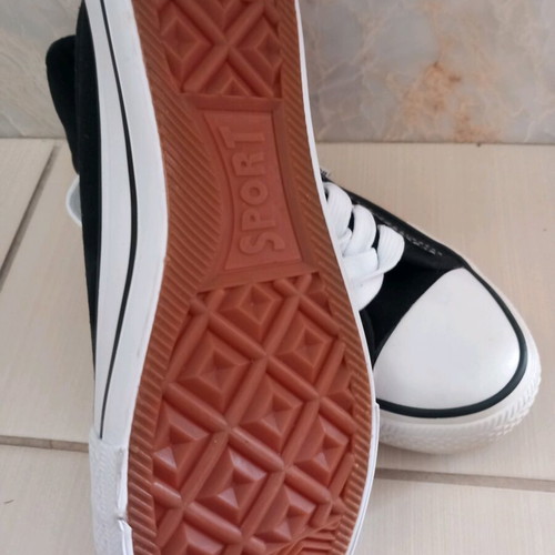 Bulldozer canvas shoes new, black, size 37