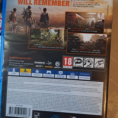 Tom Clancy's The Division 2 Washington D.C. Edition PS4 game