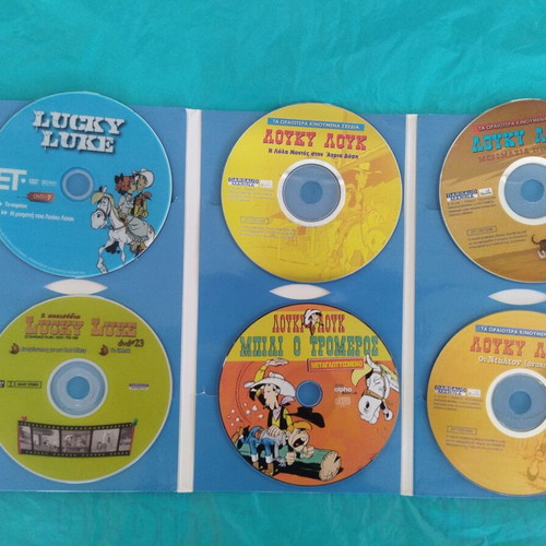 Lucky Luke DVD set used, dubbed animated cartoons