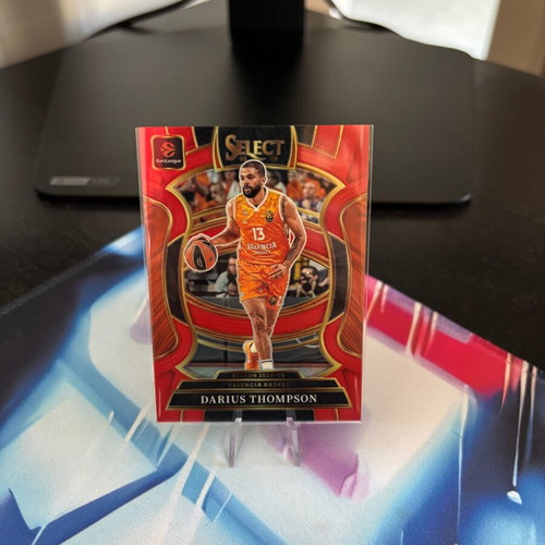 2025-26 Select EuroLeague Red Prizm #81 Darius Thompson card near mint