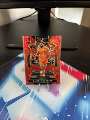 2025-26 Select EuroLeague Red Prizm #81 Darius Thompson card near mint