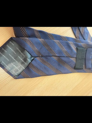 Ultimo 82 tie blue 100% silk new