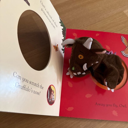 The Gruffalo Puppet Book used, English children's book with hand puppet