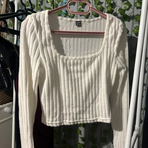 Shein long-sleeve blouse new, beige