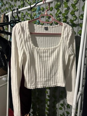 Shein long-sleeve blouse new, beige