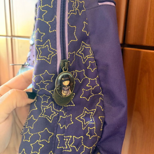 Santoro Gorjuss Catch a Falling Star backpack like new, purple
