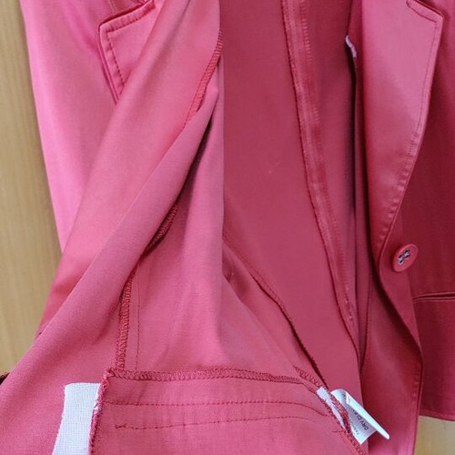 Satin jacket red like new, size XXL