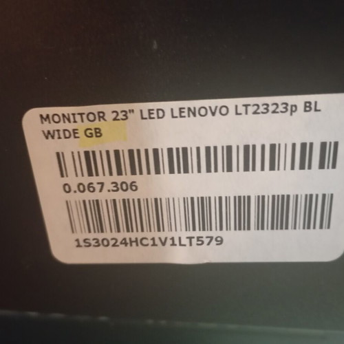 Monitor used in very good working condition with minor scratch