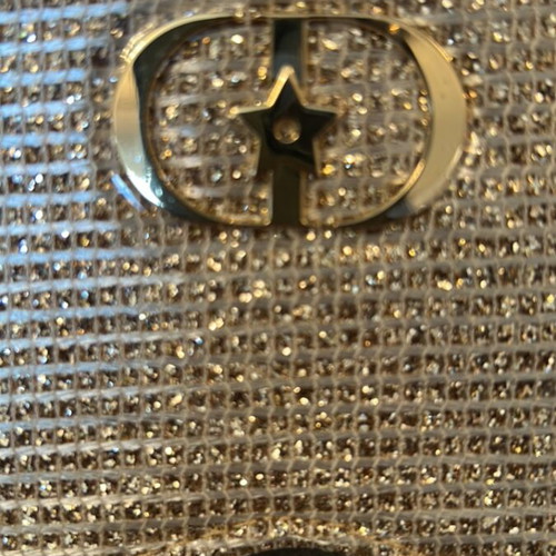 Dior toiletry bag new, knitted, gold star-shaped