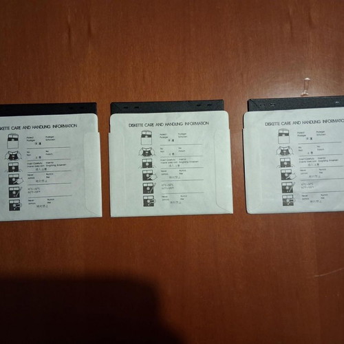 Lotus Symphony 5.25-inch floppy disks used, set of 3