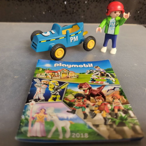 Playmobil 5382 Boy with Go-Kart like new