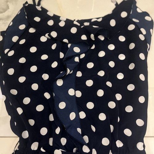 Navy Blue Polka Dot Jumpsuit Paranoia size M like new