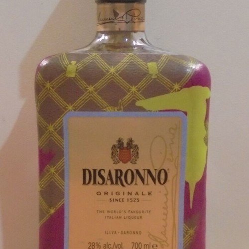Disaronno Originale By Trussardi collectible empty bottle used