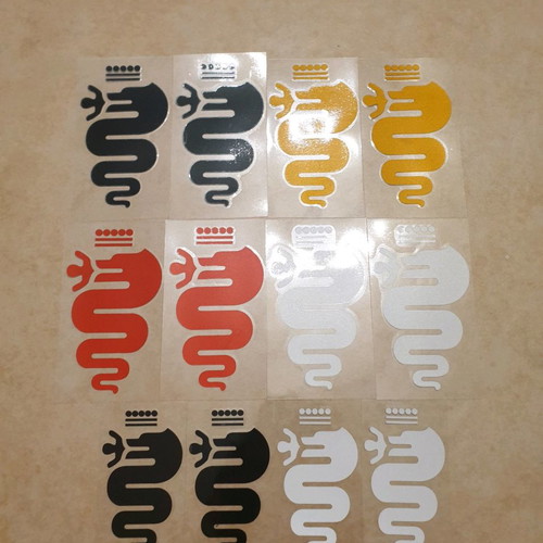 Alfa Romeo vinyl stickers Alfisti snake new