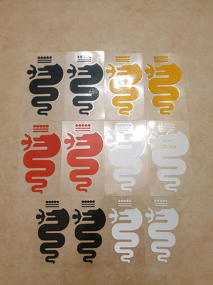 Alfa Romeo αυτοκόλλητα βινυλίου Alfisti φίδι καινούργια