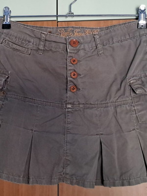 Staff mini skirt low waist, like new, khaki green