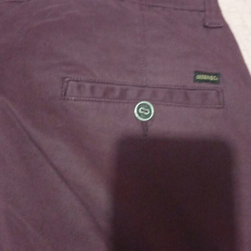 Men's pants like new, burgundy, size S with pockets