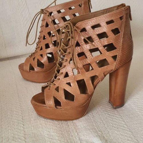 Tsakiris Mallas sandals platform beige size 36 new