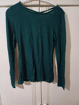 Blouse used, green, size XS