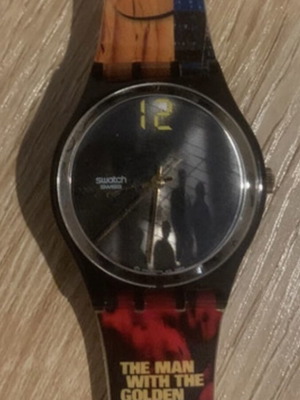 Swatch GB210 James Bond 007 watch new, The Man With The Golden Gun 2002