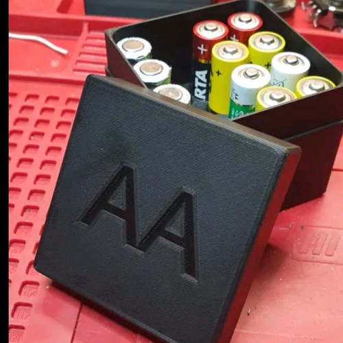 AA battery storage box new