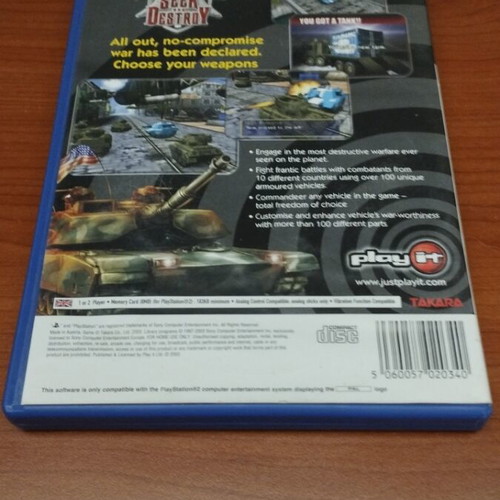 Seek and Destroy PlayStation 2 used, complete and in very good condition