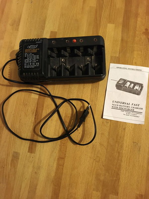 Battery charger for rechargeable batteries used, unknown functionality