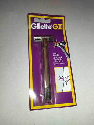 Ξυραφάκι Gillette δυτικής Γερμανίας με άψογη καρτέλα