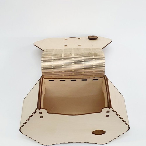 Wooden crossbody bag new with customizable engraving