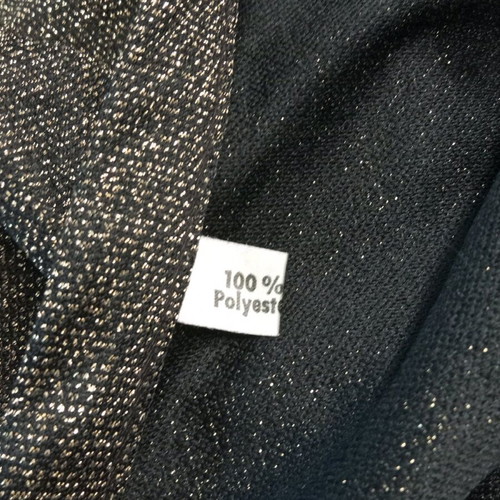 Maxi skirt vintage free size like new, black with gold shimmer