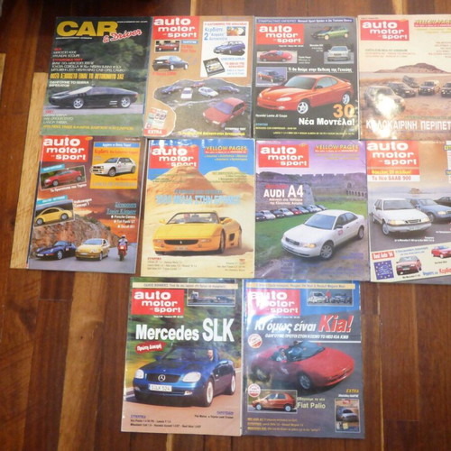 Auto Motor Sport magazines like new, pack of 10 from the 90s