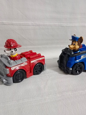Paw Patrol φιγούρες οχημάτων των Ράμπλ και Τσέις, σετ 2