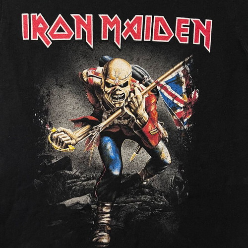 Iron Maiden The Trooper women's t-shirt used, size S, Gildan