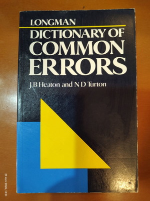 Longman Dictionary of Common Errors book used