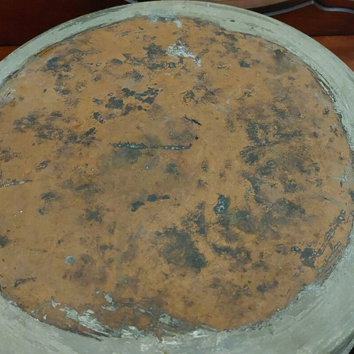 Copper baking tray used, antique from 1930s, collectible
