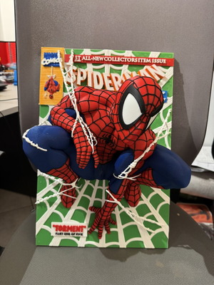 Spider-Man 3D принтирана стенна декорация от Yosh Studios нова, пълноцветна